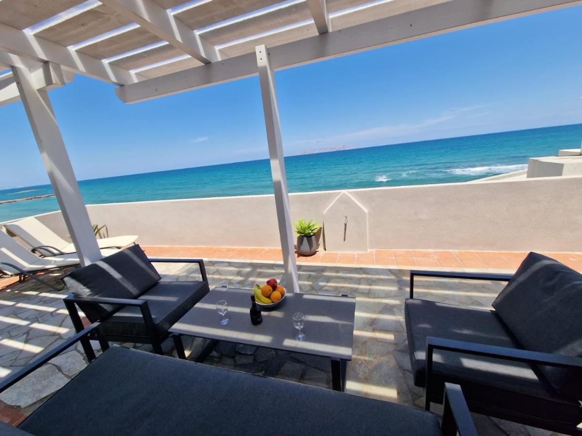 Astra Sea View Apartment, Sea Front Kokkini Hani Esterno foto