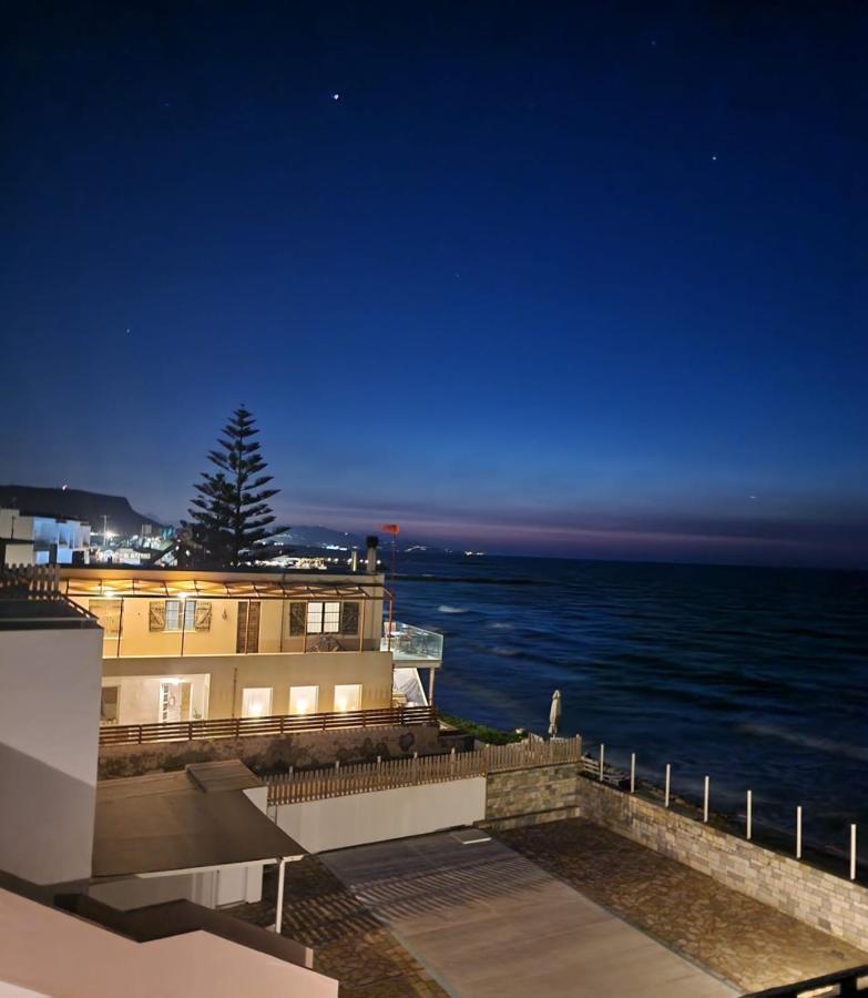 Astra Sea View Apartment, Sea Front Kokkini Hani Esterno foto