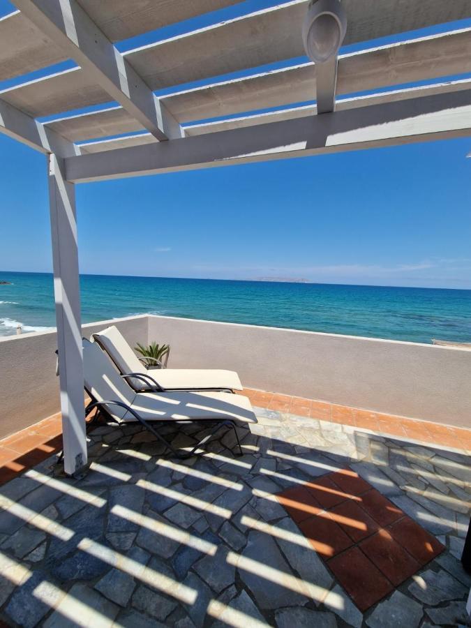 Astra Sea View Apartment, Sea Front Kokkini Hani Esterno foto