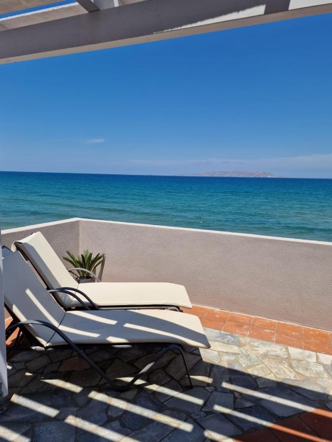 Astra Sea View Apartment, Sea Front Kokkini Hani Esterno foto