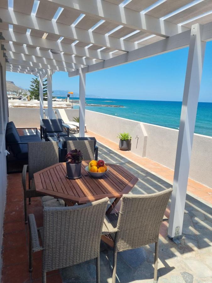 Astra Sea View Apartment, Sea Front Kokkini Hani Esterno foto